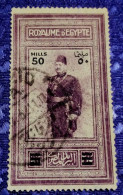 Egypt (1932), King Fuad, Surcharged Overprint, Sc # 166, Used. - Used Stamps