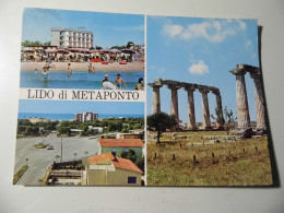 Cartolina Viaggiata "LIDO DI METAMPONTO" Vedutine 1958 - Matera