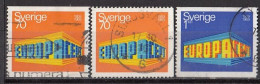 SWEDEN 634-635,used,falc Hinged - 1969