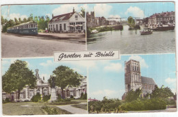 Groeten Uit Brielle  - (Zeeland, Nederland/Holland) - TRAM/STRAßENBAHN, STATION/BAHNHOF - Brielle