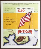 Antigua 1976 American Bicentennial Minisheet MNH - 1960-1981 Autonomía Interna