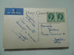 Cartolina Viaggiata "POST OFFICE MUFULIRA N.R." 1957 - Simbabwe