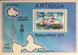 Antigua 1978 Sailing Week Minisheet MNH - 1960-1981 Autonomia Interna