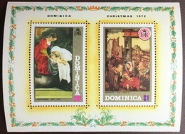 Dominica 1972 Christmas Minisheet MNH - Dominica (...-1978)
