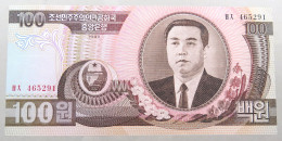 North Korea 100 Won 1992  #alb052 0987 - Korea, North