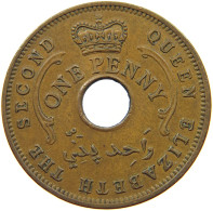 NIGERIA PENNY 1959 Elizabeth II. (1952-2022) #s046 0353 - Nigeria