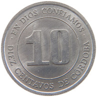 NICARAGUA 10 CENTAVOS 1974 FAO #c015 0433 - Nicaragua