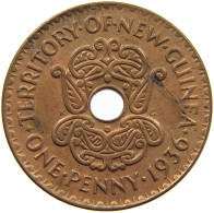 NEW GUINEA PENNY 1936  #a095 0041 - Papua New Guinea