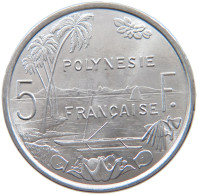 POLYNESIA 5 FRANCS 1977  #s019 0137 - Polinesia Francese