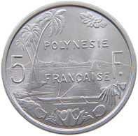 POLYNESIA 5 FRANCS 1975  #s079 0369 - Polinesia Francesa