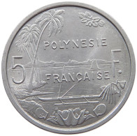 POLYNESIA 5 FRANCS 1965  #a021 1125 - Polinesia Francesa