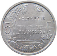 POLYNESIA 5 FRANCS 1965  #c001 0279 - Polinesia Francesa