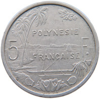 POLYNESIA 5 FRANCS 1965  #a051 0425 - Polinesia Francese