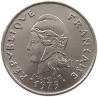 POLYNESIA 20 FRANCS 1975  #a053 0827 - Polynésie Française