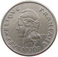 POLYNESIA 20 FRANCS 1970  #a013 0813 - Polynésie Française