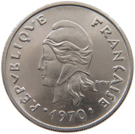 POLYNESIA 20 FRANCS 1970  #a049 0717 - Französisch-Polynesien