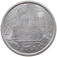 POLYNESIA 2 FRANCS 1973  #s079 0329 - Polinesia Francesa