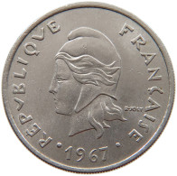 POLYNESIA 20 FRANCS 1967  #c064 0253 - Polynésie Française