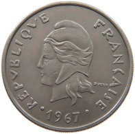 POLYNESIA 20 FRANCS 1967  #a053 0829 - French Polynesia