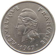 POLYNESIA 10 FRANCS 1967  #c038 0039 - French Polynesia