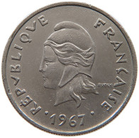 POLYNESIA 10 FRANCS 1967  #a053 0807 - Französisch-Polynesien
