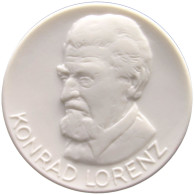 PORZELLAN MEDAILLE  KONRAD LORENZ #alb009 0307 - Autres & Non Classés