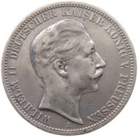 PREUSSEN 3 MARK 1910 Wilhelm II. (1888-1918) #c059 0069 - 2, 3 & 5 Mark Zilver