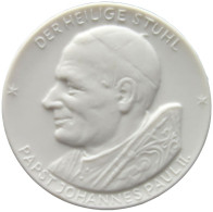 PORZELLAN MEISSEN MEDAILLE  JOHN PAUL II #alb040 0809 - Autres & Non Classés