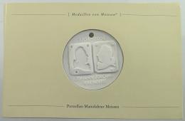 PORZELLAN MEDAILLE 2006 MEISSEN JOHANN JOACHIN KAENDLER #ns03 0005 - Autres & Non Classés