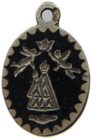 RELIGION JETON  MADONNA SILVER ENAMELED #s075 0161 - Andere - Europa