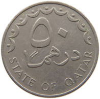 QATAR 50 DIRHAMS 1973  #a072 0187 - Qatar