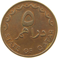 QATAR 5 DIRHAMS 1978  #a037 0753 - Qatar