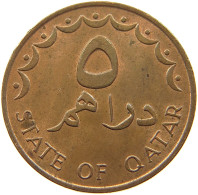 QATAR 5 DIRHAMS 1978  #a037 0751 - Qatar