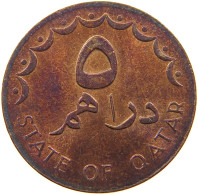 QATAR 5 DIRHAMS 1978  #a037 0749 - Qatar