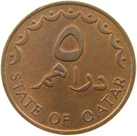 QATAR 5 DIRHAMS 1978  #a037 0735 - Qatar