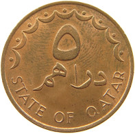 QATAR 5 DIRHAMS 1978  #a037 0731 - Qatar