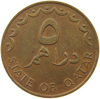 QATAR 5 DIRHAMS 1978  #a037 0727 - Qatar