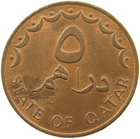 QATAR 5 DIRHAMS 1978  #a037 0725 - Qatar