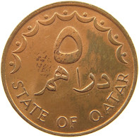 QATAR 5 DIRHAMS 1978  #a037 0723 - Qatar