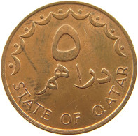 QATAR 5 DIRHAMS 1978  #a037 0715 - Qatar