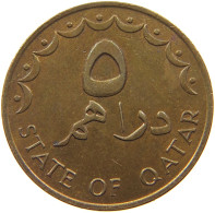 QATAR 5 DIRHAMS 1978  #a037 0729 - Qatar