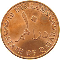 QATAR 10 DIRHAMS 2012  #a037 0655 - Qatar