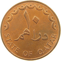 QATAR 10 DIRHAMS 1973  #a037 0645 - Qatar