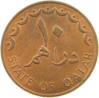 QATAR 10 DIRHAMS 1973  #a037 0635 - Qatar