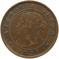 PRINCE EDWARD ISLAND CENT 1871  Victoria 1837-1901 #t023 0103 - Canada