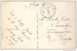 _Np432: Fantasiekaart: S.M > 't Zwaantje " Wulveringhem Lez Furnes : *12 OOSTENDE 12* 27 II 19: Noodstempel-sterstempel - Fortune (1919)