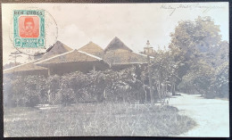 Trengganu 1917-1918 Red Cross 4c+2c On 1919 Real Picture Post Card. RRR ! On “cover” (Malaysian States Malaysia - Trengganu