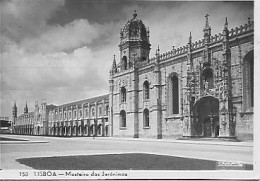 Portugal & Marcofilia, Lisboa, Jerónimos Monastery, Edition Loty, Ourense Espanha 1952 (150) - Kirchen U. Kathedralen