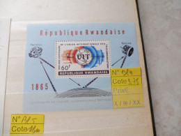 Rwanda Bl Bloc Blok 4 Neuf ** Mnh  Parfait Perfect 1965 Communication - Unused Stamps