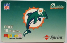 USA Sprint 10 Minutes Prepaid - NFL Miami Dolphins - Sprint